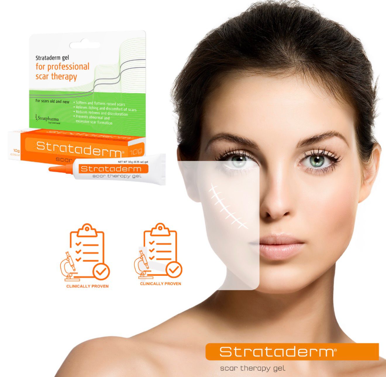Strataderm - ნაწიბურების მართვისთვის